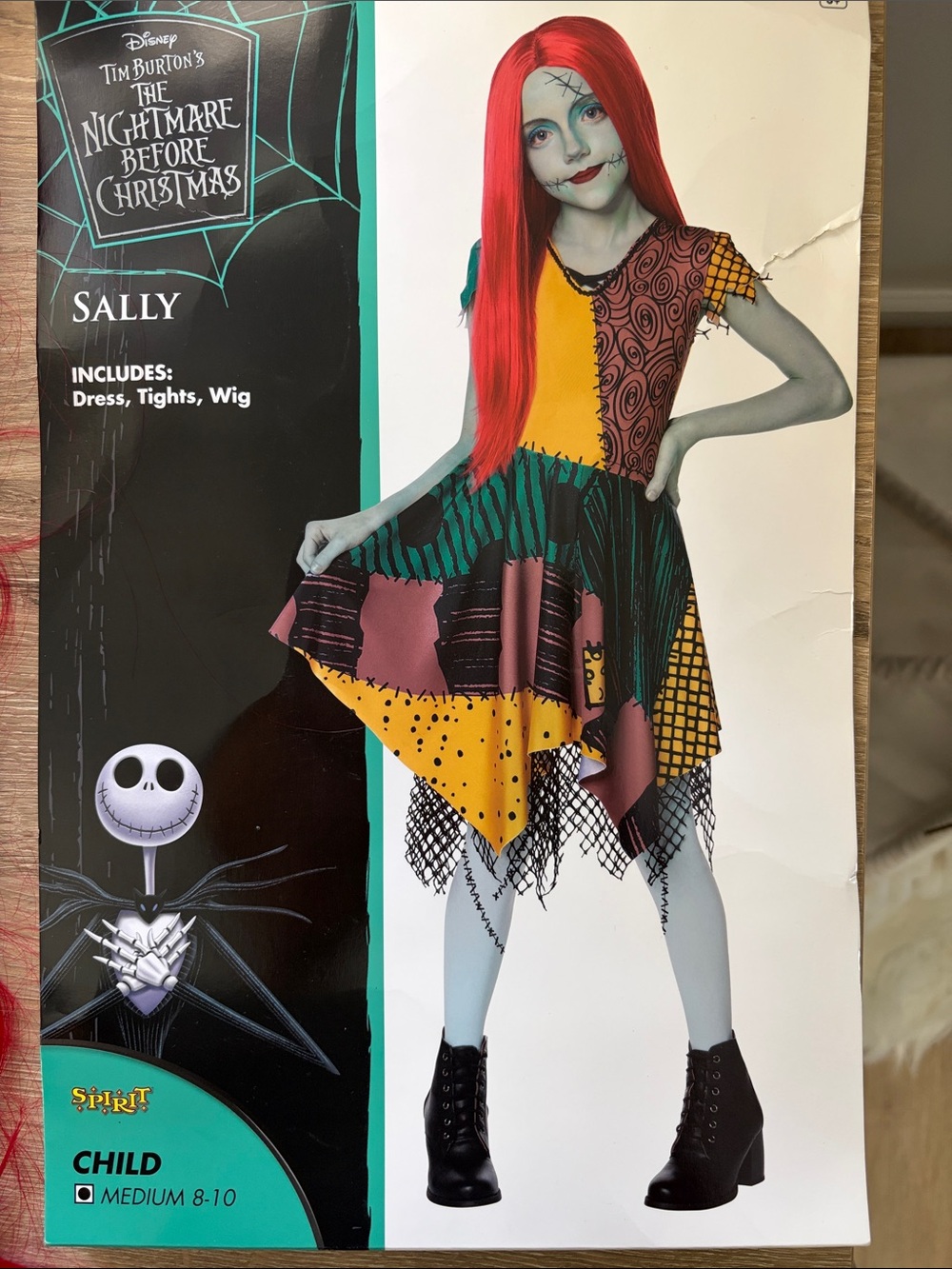 The Nightmare Before Christmas Sally Child Costume - Multicolor